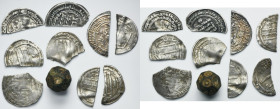 Lot, Abbasids, Dirhams and weights (10 pcs.)