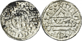 Germany, Bavaria, Regensburg, Heinrich II der Zänker, Denarius