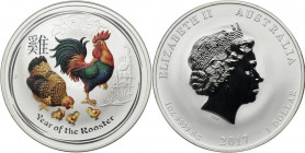 Australia, Elizabeth II, 1 Dollar Perth 2017 P - Year of the Rooster