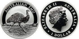 Australia, Elizabeth II, 1 Dollar Perth 2018 P - Emu