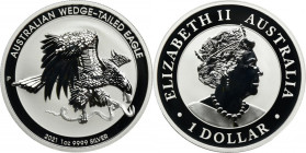Australia, Elizabeth II, 1 Perth Dollar 2020 - Australian Wedge-Tailed Eagle