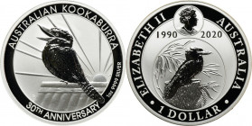 Australia, Elizabeth II, 1 Dollar Perth 2020 P - Kookaburra