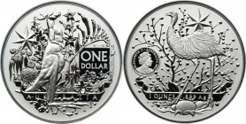 Australia, Elizabeth II, 1 Canberra Dollar 2021 - Coat of Arms