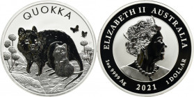 Australia, Elizabeth II, 1 Perth Dollar 2021 P - Quokka