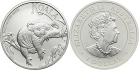 Australia, Elizabeth II, 1 Perth Dollar 2022 P - Koala