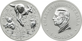 Australia, Charles III, 1 Perth Dollar 2024 - Perth Mint
