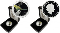 Australia, Elizabeth II, 50 Cents Perth 2013 P - Budgerigar