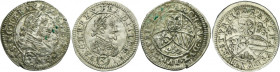 Lot, Austria, Ferdynand II, 3 Kreuzer (2 pcs.)