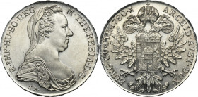 Austria, Maria Theresa, Thaler Wien 1780 SF - RESTRIKE