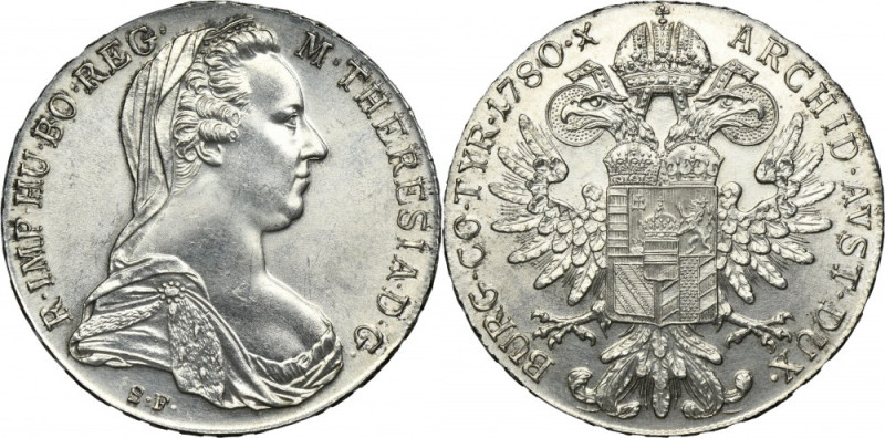 Austria, Maria Theresa, Thaler Wien 1780 SF - RESTRIKE New issue from the Wien m...