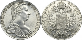 Austria, Maria Theresa, Thaler Wien 1780 SF - RESTRIKE