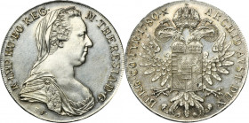 Austria, Maria Theresa, Thaler Wien 1780 SF - RESTRIKE