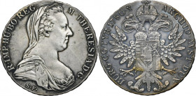 Austria, Maria Theresa, Thaler Wien 1780 SF - RESTRIKE