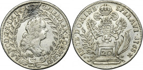 Austria, Franz I, 20 Kreuzer Kremnitz 1765 BG EvM-D