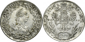 Austria, Joseph II, 20 Kreuzer Kremnitz 1775 B SK-PD