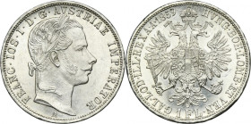 Austria, Franz Joseph I, 1 Floren Wien 1859 A