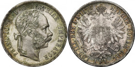 Austria, Franz Joseph I, 1 Florin Wien 1878
