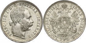 Austria, Franz Joseph I, 1 Florin Vienn 1888