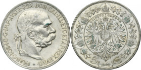 Austria, Franz Joseph I, 5 Corona Wien 1900