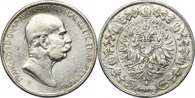 Austria, Franz Joseph I, 5 Corona Wien 1909 - Marshall type