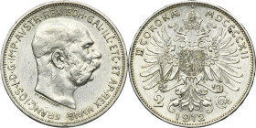 Austria, Franz Joseph I, 2 Corona Wien 1912