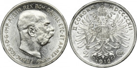 Austria, Franz Joseph I, 2 Corona Wien 1912