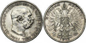 Austria, Franz Joseph I, 2 Corona Wien 1912