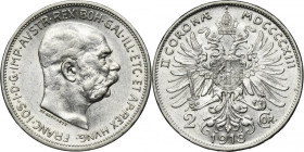 Austria, Franz Joseph I, 2 Corona Wien 1913