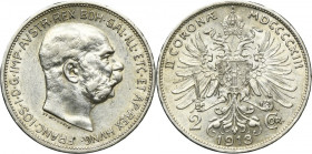 Austria, Franz Joseph I, 2 Corona Wien 1913