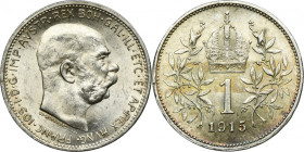 Austria, Franz Joseph I, 1 Corona Wien 1915