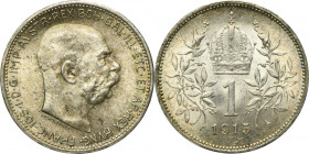 Austria, Franz Joseph I, 1 Corona Wien 1915