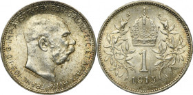 Austria, Franz Joseph I, 1 Corona Wien 1915