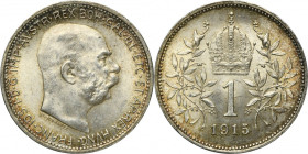 Austria, Franz Joseph I, 1 Corona Wien 1915