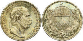 Austria, Franz Joseph I, 1 Corona Wien 1915