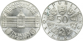 Austria, II Republic, 50 Schilling Wien 1972 - Institute of Agriculture