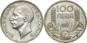 Bulgaria, Boris III, 100 Leva Kremnitz 1937