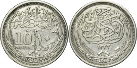 Egypt, Hussein Kamil, 10 Piastres Bombay 1917 (AH 1335)