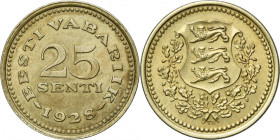 Estonia, 25 Senti Tallinn 1928 TK