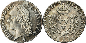 France, Louis XV, 1/20 Ecu Paris 1779 A