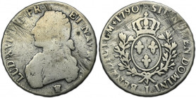 France, Louis XVI, Ecu Limoges 1790 I