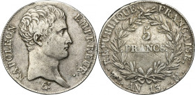 France, Napoleon I, 5 Francs Toulouse 1804 M
