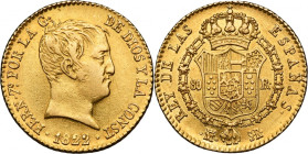Spain, Ferdinand VII, 80 Reales Madrid 1822 M