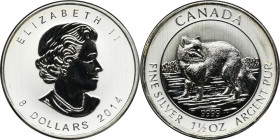 Canada, Elizabeth II, 8 Dollars 2014 - Arctic Fox