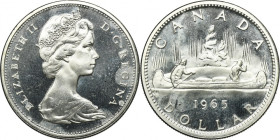 Canada, Elizabeth II, 1 Dollar 1965 - Canoe