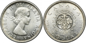 Canada, Elizabeth II, 1 Dollar Ottawa 1964 - 100th Anniversary of the Charlottetown and Quebec Conferences
