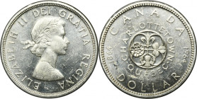 Canada, Elizabeth II, 1 Dollar Ottawa 1964 - 100th Anniversary of the Charlottetown and Quebec Conferences