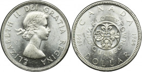 Canada, Elizabeth II, 1 Dollar Ottawa 1964 - 100th Anniversary of the Charlottetown and Quebec Conferences