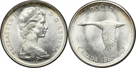 Canada, Elizabeth II, 1 Dollar Ottawa 1967 - Confederation