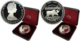 Canada, Elizabeth II, 1 Dollar Ottawa 1985 - National Parks
