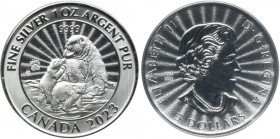 Canada, Charles III, 5 Dollars Ottawa 2023 - Polar Bears